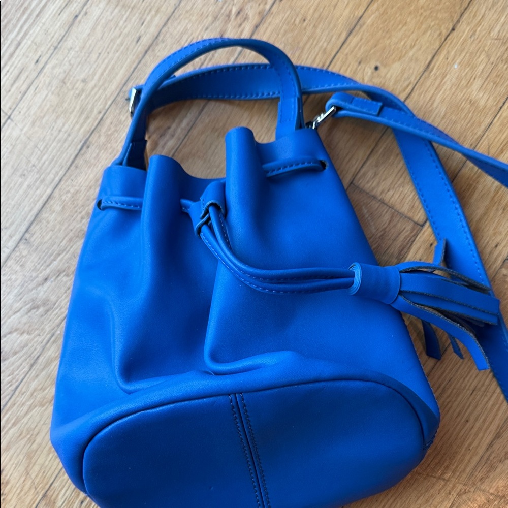 Blue Bucket Bag